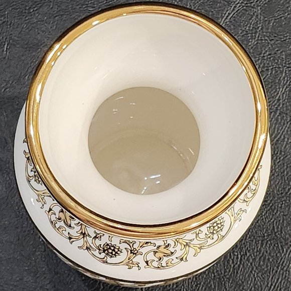 Greek Small Hand Painted Gilt Figural Ceramic Vase Neoclassical Vase - Picture 6 of 10